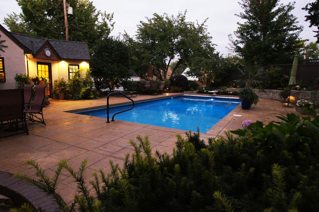 landscape architect designed pool